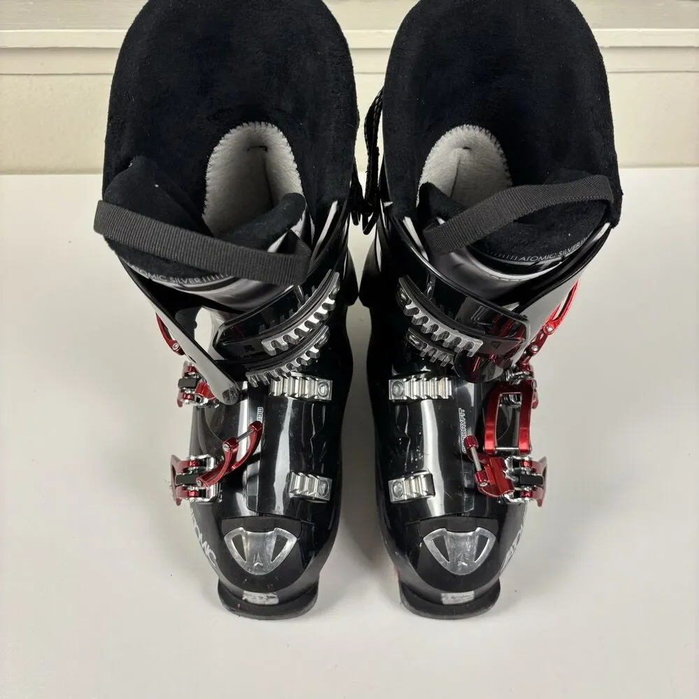 Atomic Silver Hawx 2.0 90 Ski Boots Red Black 295mm Size 25 25.5 Thinsulate 200